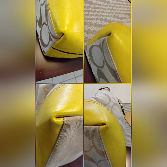 Coach Signature Hobo Shoulder Bag 💛 Style  21149 - Picture 9 of 9